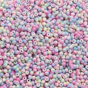 Seed Beads. 3 farvet gradueret. 3 mm. 300 stk.